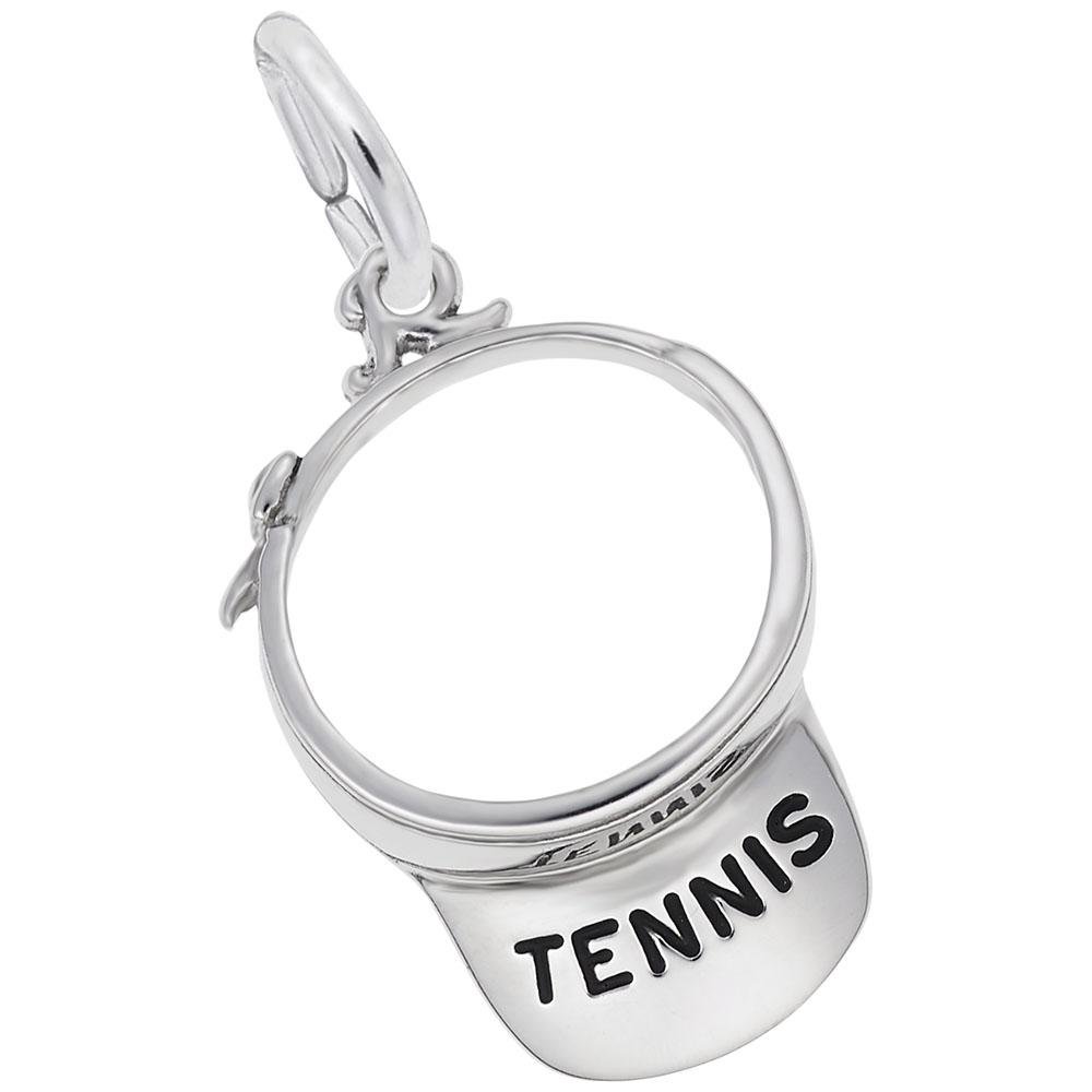 Rembrandt Charms - Tennis Visor Charm - 8145 Rembrandt Charms Charm Birmingham Jewelry
