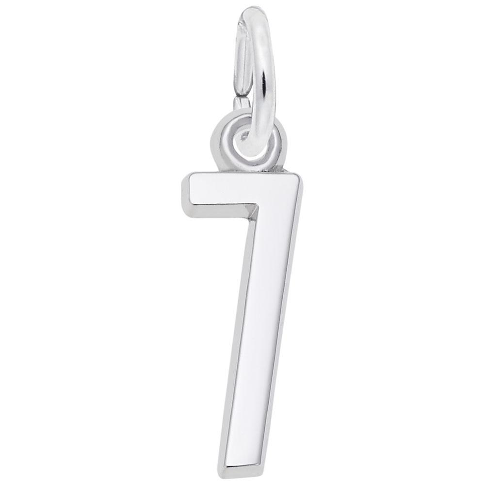 Rembrandt Charms - That’s My Number Seven - 1761-007 Rembrandt Charms Charm Birmingham Jewelry