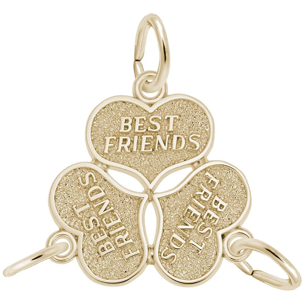 Rembrandt Charms - Three Best Friends Charm - 7741 Rembrandt Charms Charm Birmingham Jewelry