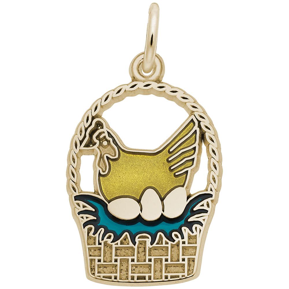 Rembrandt Charms - Three French Hens Charm - 3903 Rembrandt Charms Charm Birmingham Jewelry