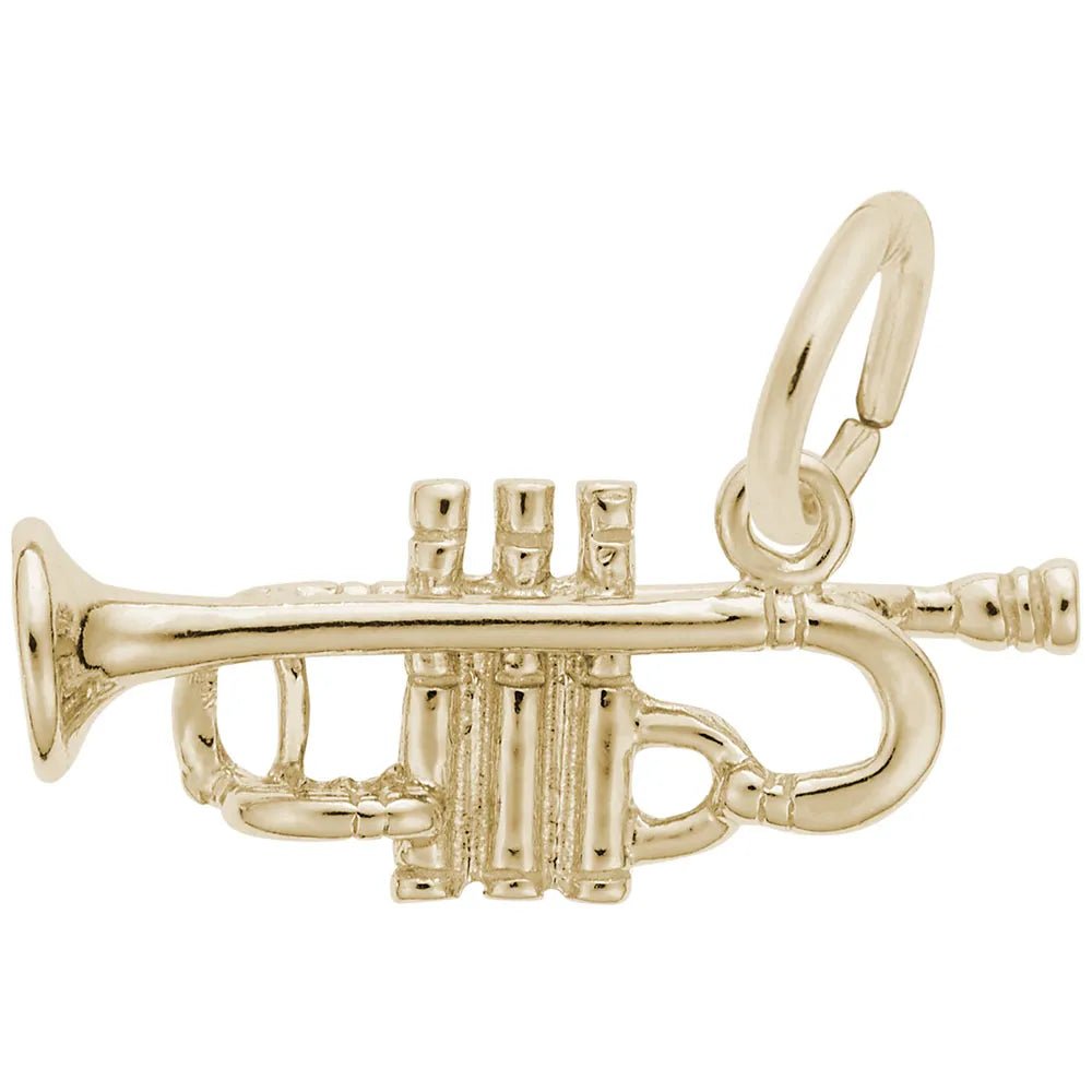 Rembrandt Charms - Trumpet Charm - 0837 Rembrandt Charms Charm Birmingham Jewelry