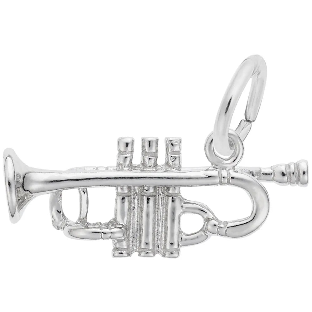 Rembrandt Charms - Trumpet Charm - 0837 Rembrandt Charms Charm Birmingham Jewelry