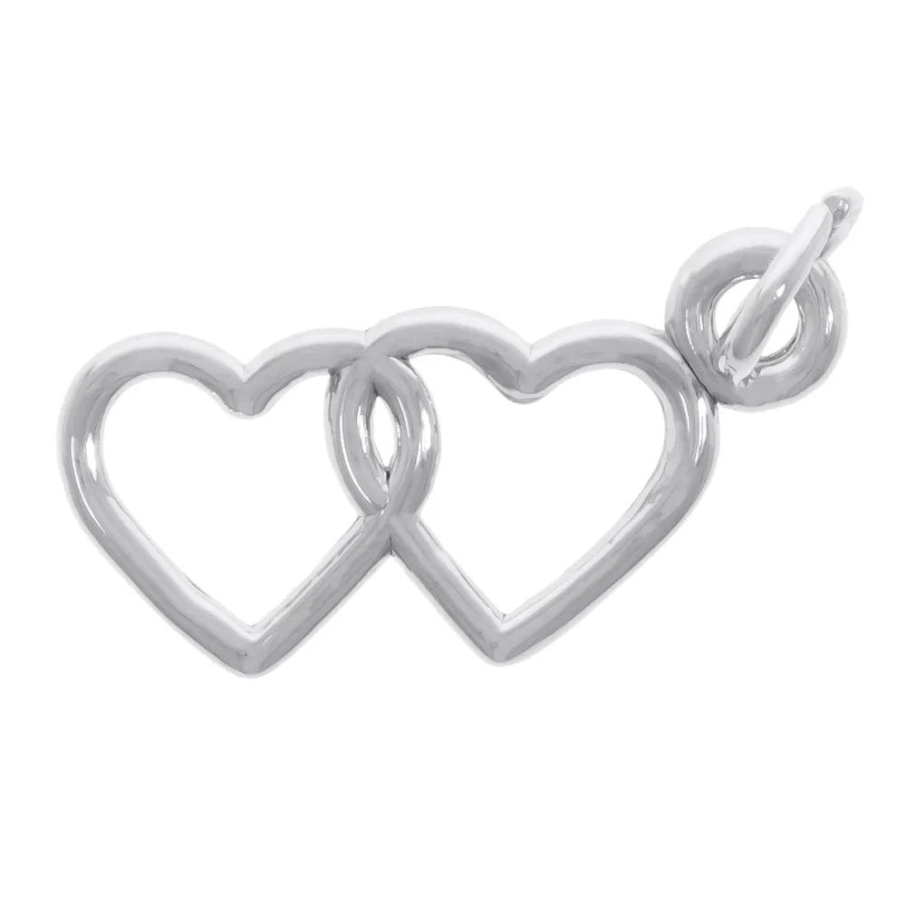 Rembrandt Charms - Two Hearts Entwined Charm - 1913 Rembrandt Charms Charm Birmingham Jewelry