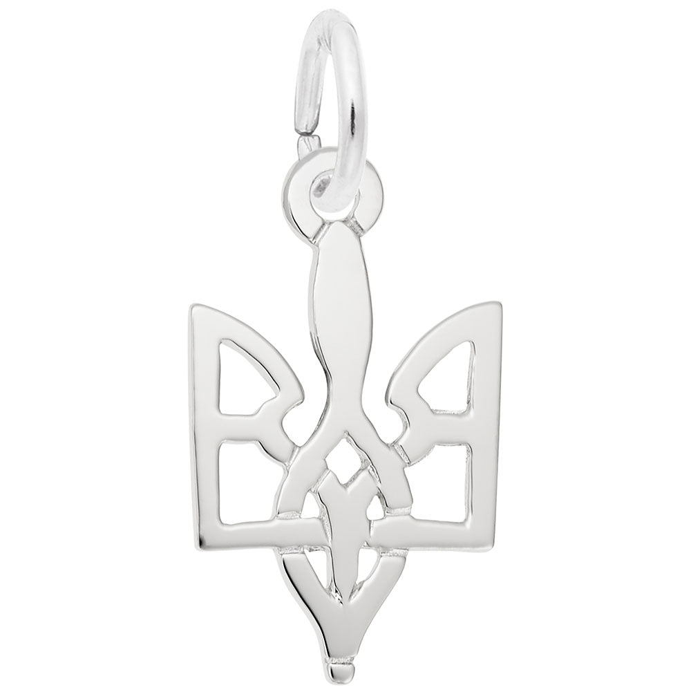Rembrandt Charms - Ukrainian Trident Charm - 3617 Rembrandt Charms Charm Birmingham Jewelry