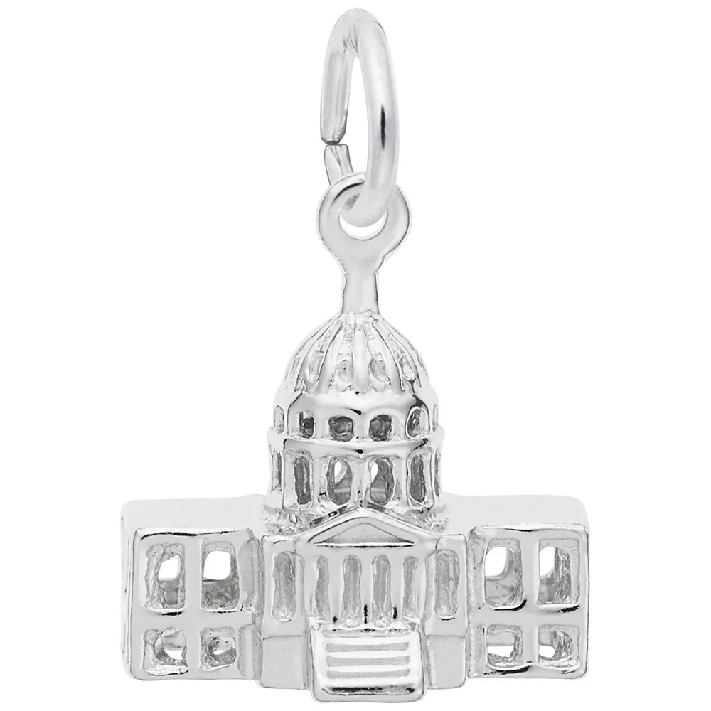 Rembrandt Charms - United States Capitol Building Charm - 8251 Rembrandt Charms Charm Birmingham Jewelry