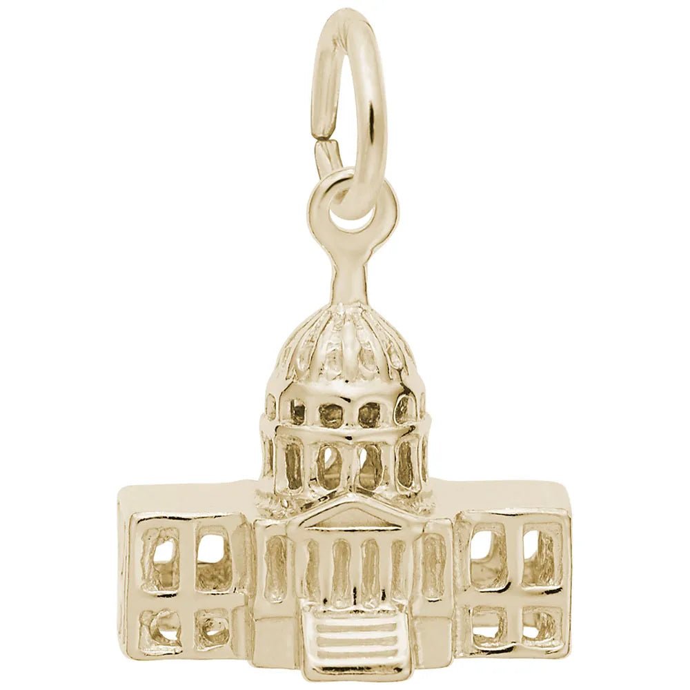 Rembrandt Charms - United States Capitol Building Charm - 8251 Rembrandt Charms Charm Birmingham Jewelry