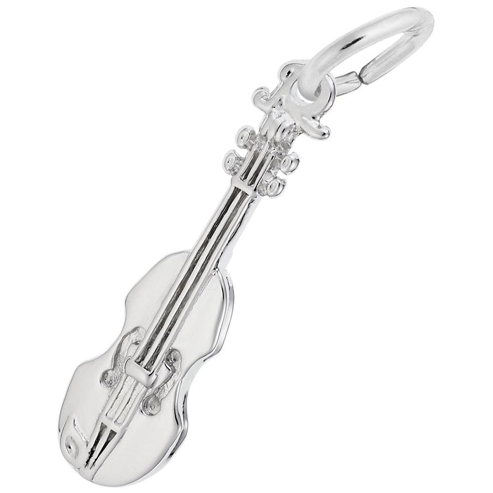 Rembrandt Charms - Violin Accent Charm - 0501 Rembrandt Charms Charm Birmingham Jewelry