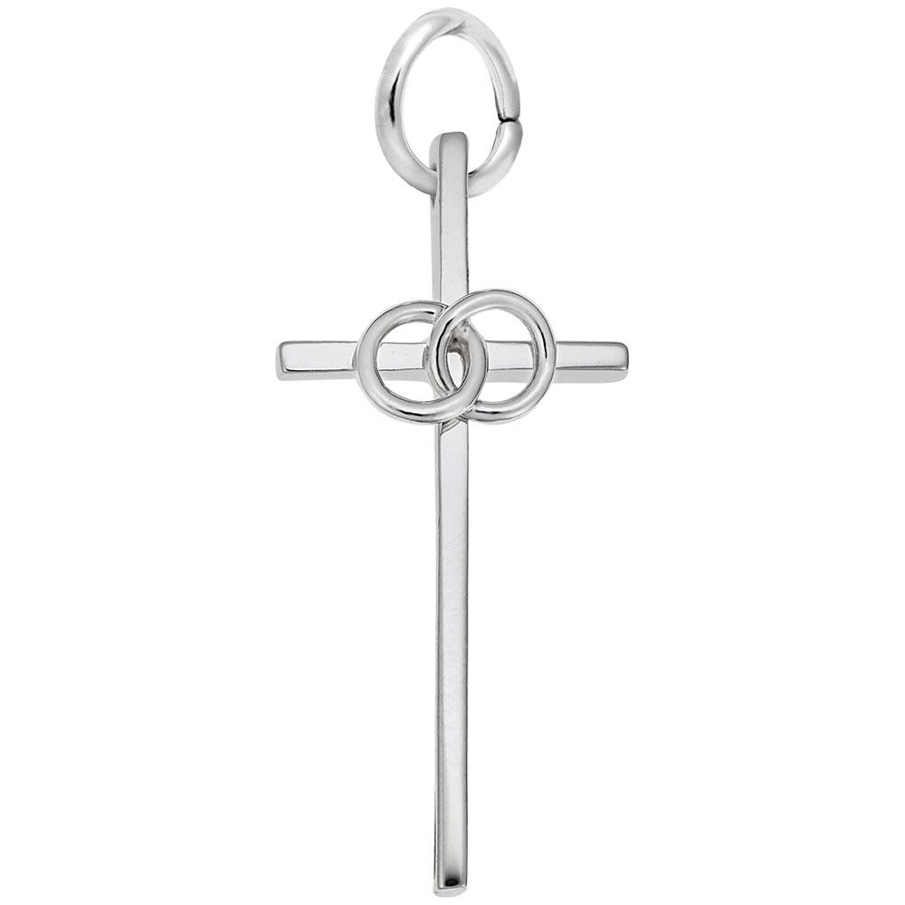 Rembrandt Charms - Wedding Cross Charm - 4936 Rembrandt Charms Charm Birmingham Jewelry
