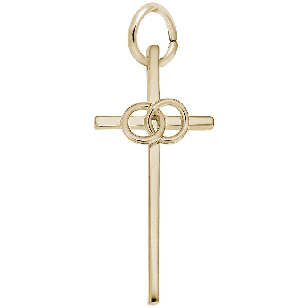 Rembrandt Charms - Wedding Cross Charm - 4936 Rembrandt Charms Charm Birmingham Jewelry