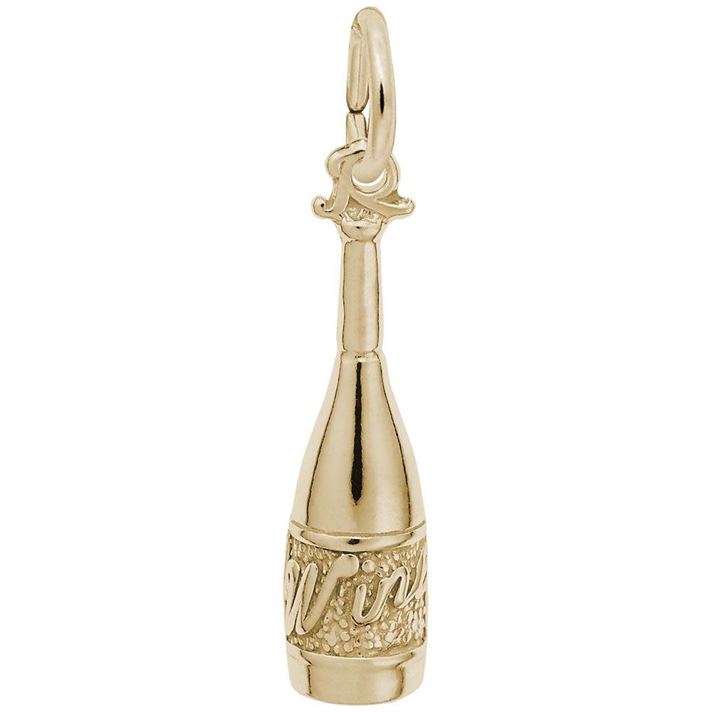 Rembrandt Charms - Wine Bottle Charm - 8258 Rembrandt Charms Charm Birmingham Jewelry