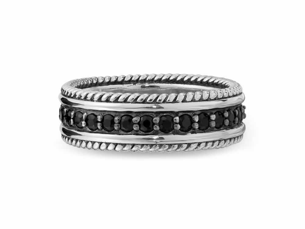Scott Kay - GR2617SPABS - Sparta SCOTT KAY Men's Silver Birmingham Jewelry
