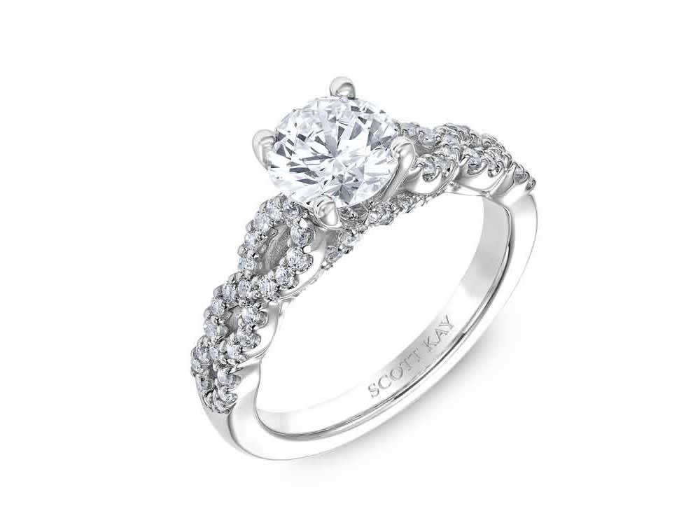 Scott Kay - SK5177 - Namaste SCOTT KAY Engagement Ring Birmingham Jewelry
