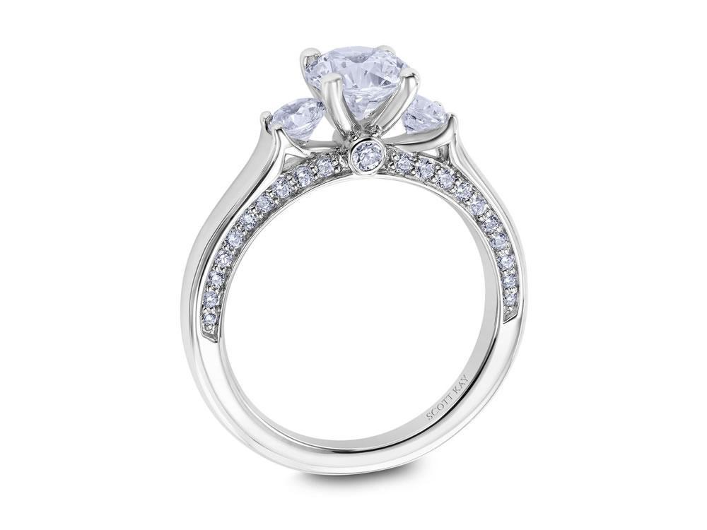 Scott Kay - SK5178 - Crown Setting SCOTT KAY Engagement Ring Birmingham Jewelry