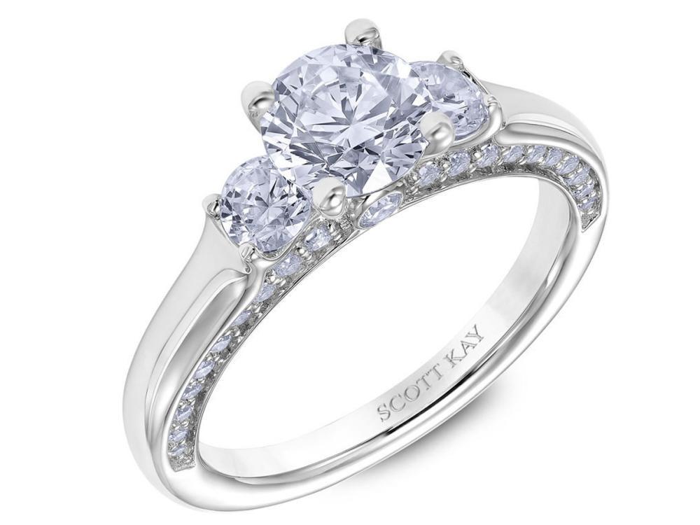 Scott Kay - SK5178 - Crown Setting SCOTT KAY Engagement Ring Birmingham Jewelry