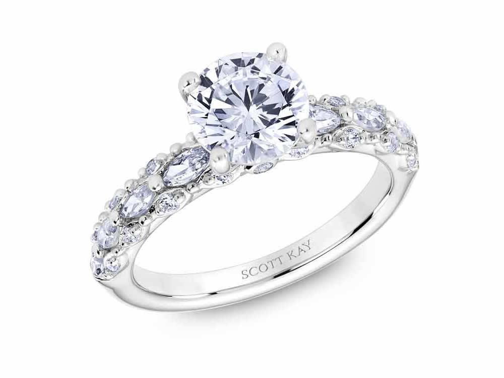 Scott Kay - SK5179 - Luminaire SCOTT KAY Engagement Ring Birmingham Jewelry