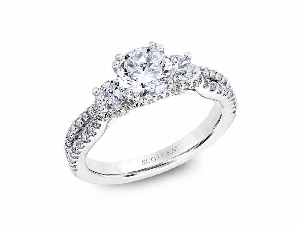 Scott Kay - SK5180 - Heaven's Gates SCOTT KAY Engagement Ring Birmingham Jewelry