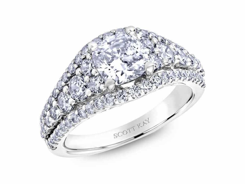 Scott Kay - SK5181 - Namaste SCOTT KAY Engagement Ring Birmingham Jewelry