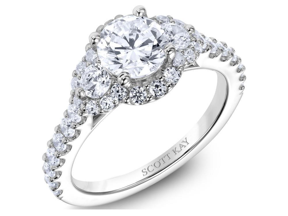 Scott Kay - SK5184 - Luminaire SCOTT KAY Engagement Ring Birmingham Jewelry