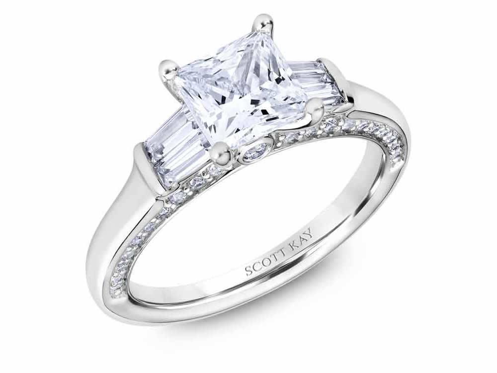 Scott Kay - SK5185 - Crown Setting SCOTT KAY Engagement Ring Birmingham Jewelry
