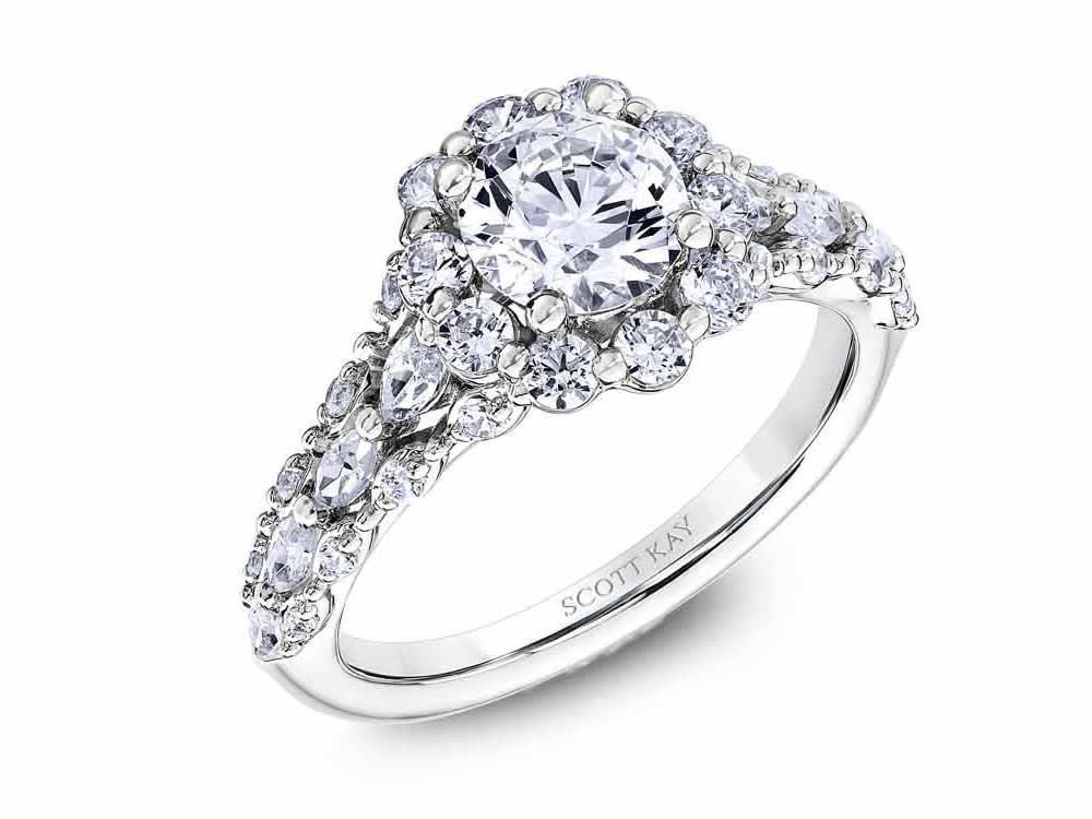 Scott Kay - SK5186 - Luminaire SCOTT KAY Engagement Ring Birmingham Jewelry