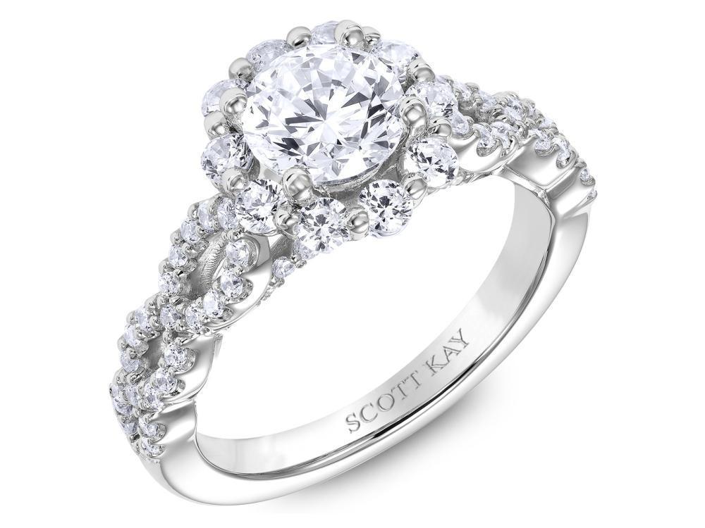 Scott Kay - SK5190 - Namaste SCOTT KAY Engagement Ring Birmingham Jewelry