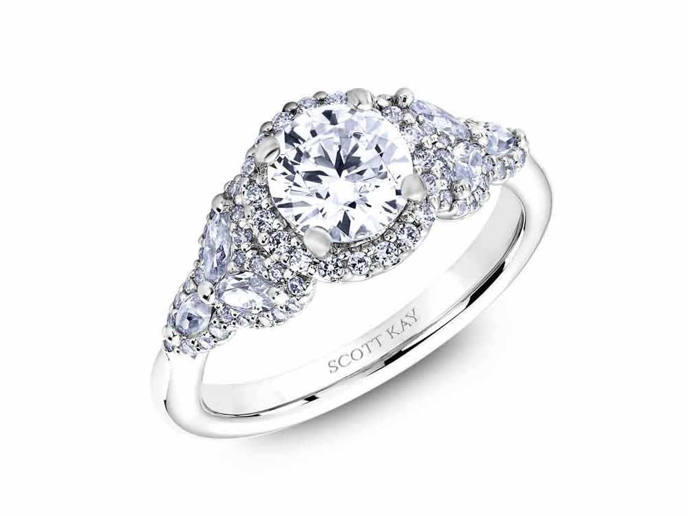Scott Kay - SK5195 - Namaste SCOTT KAY Engagement Ring Birmingham Jewelry