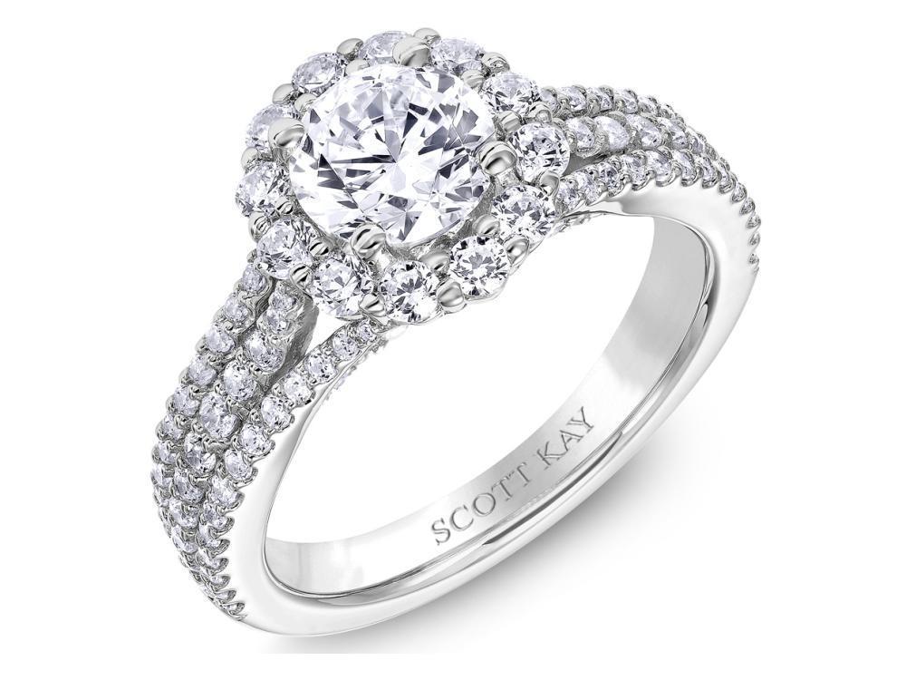 Scott Kay - SK5196 - Namaste SCOTT KAY Engagement Ring Birmingham Jewelry