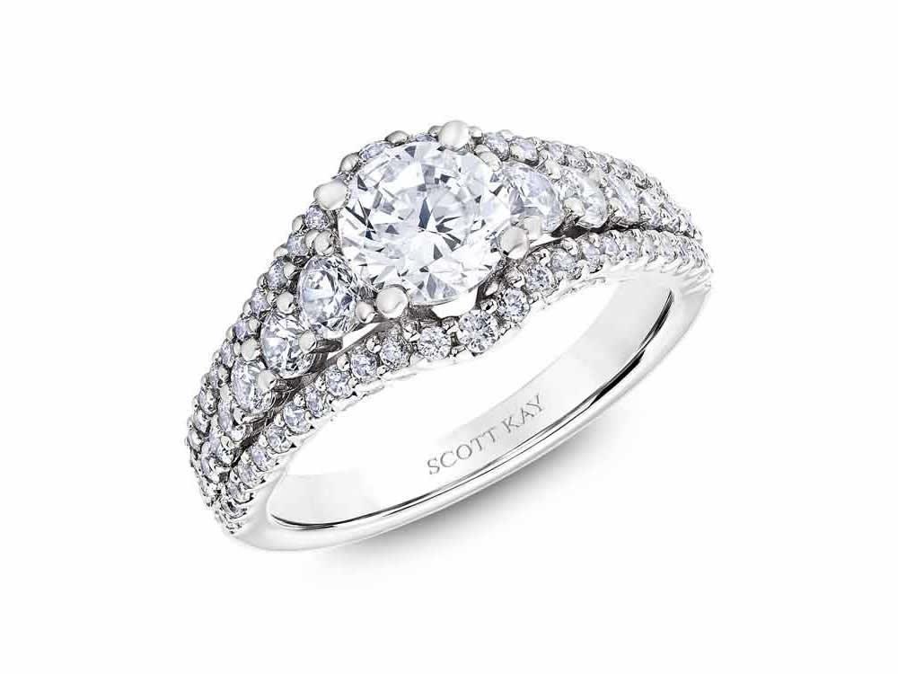Scott Kay - SK5201 - Namaste SCOTT KAY Engagement Ring Birmingham Jewelry