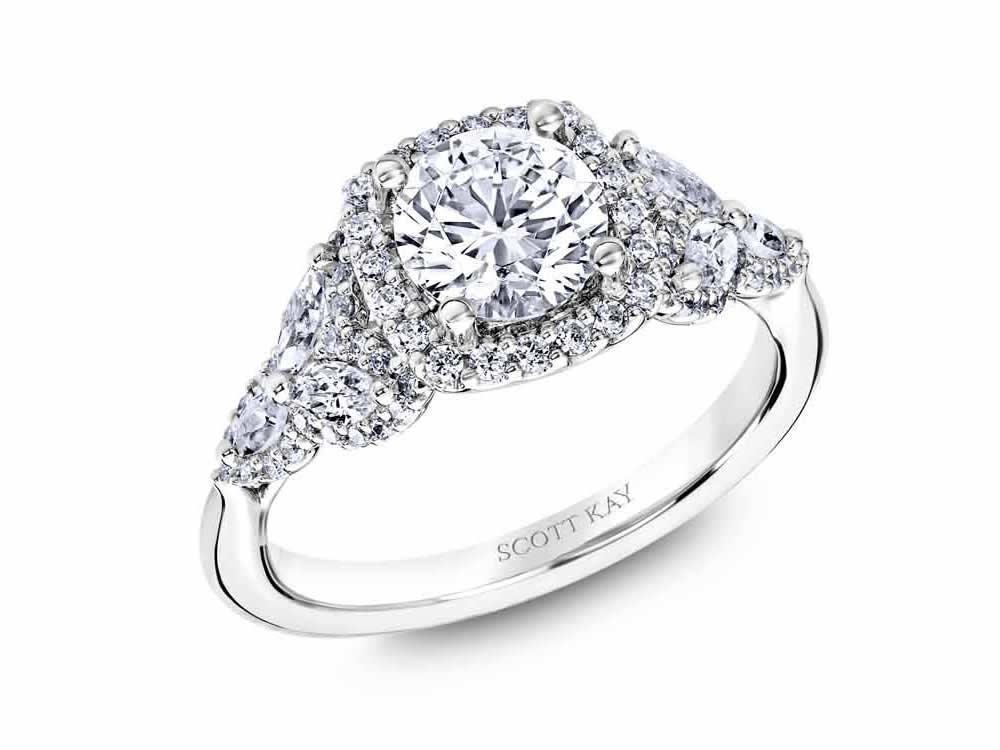 Scott Kay - SK5204 - Namaste SCOTT KAY Engagement Ring Birmingham Jewelry