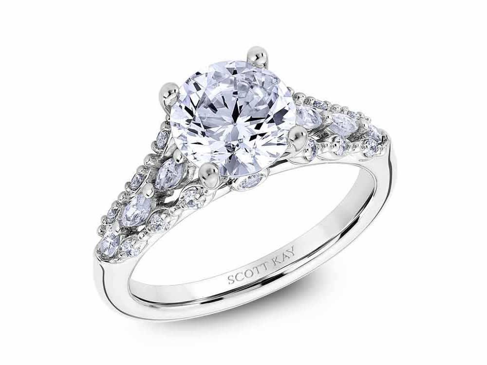 Scott Kay - SK5415 - Luminaire SCOTT KAY Engagement Ring Birmingham Jewelry