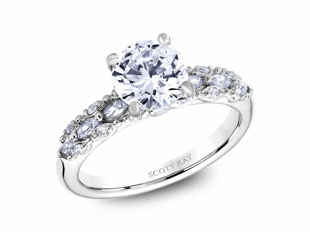 Scott Kay - SK5416 - Luminaire SCOTT KAY Engagement Ring Birmingham Jewelry