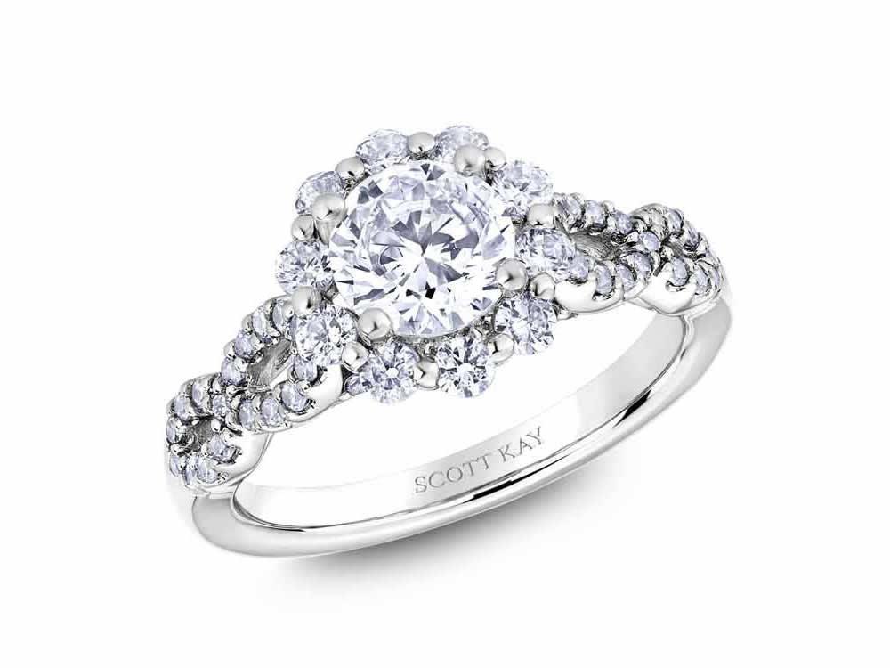 Scott Kay - SK5420 - Namaste SCOTT KAY Engagement Ring Birmingham Jewelry