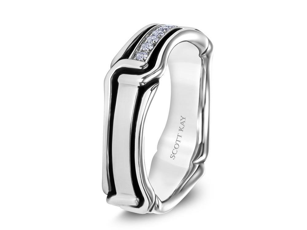 Scott Kay - SK5508 - Guardian SCOTT KAY Men's Wedding Band Birmingham Jewelry