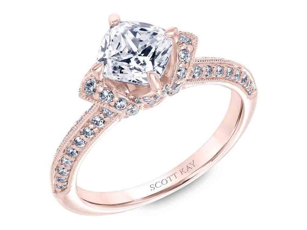 Scott Kay - SK5600 - Luminaire SCOTT KAY Engagement Ring Birmingham Jewelry