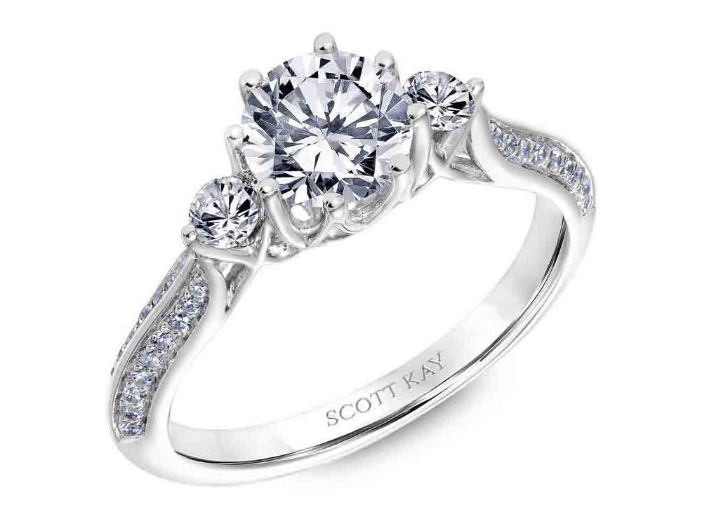 Scott Kay - SK5607 - luminaire SCOTT KAY Engagement Ring Birmingham Jewelry