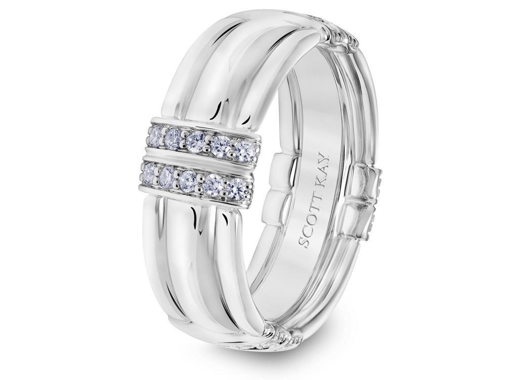 Scott Kay - SK5625 - Luminaire SCOTT KAY Men's Wedding Band Birmingham Jewelry