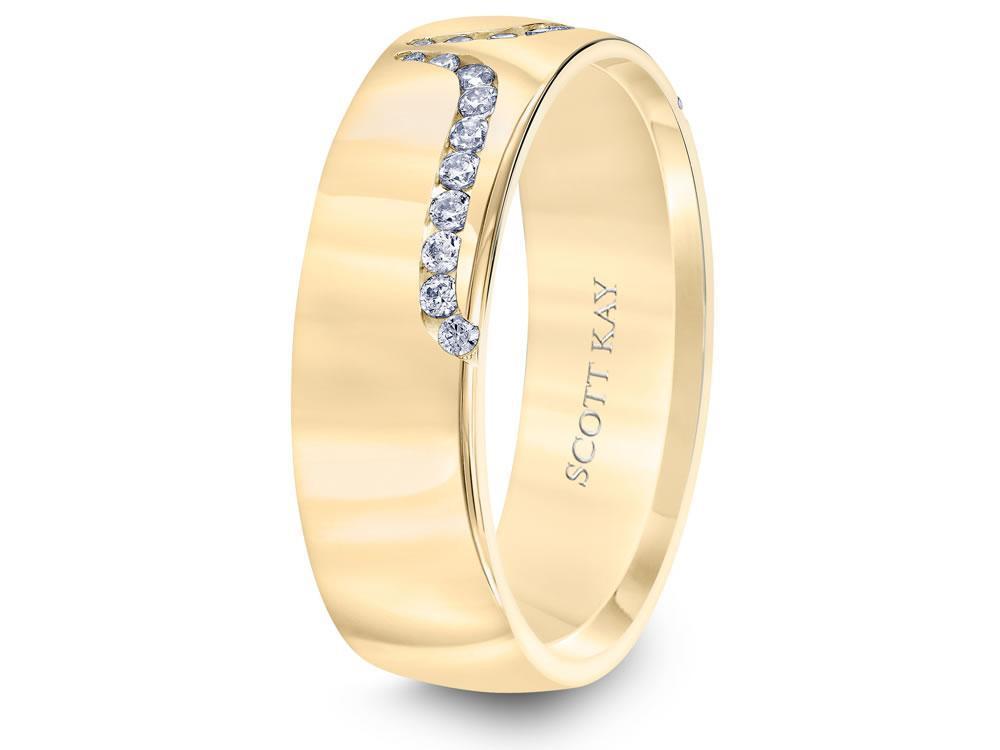 Scott Kay - SK5660 - Namaste SCOTT KAY Men's Wedding Band Birmingham Jewelry