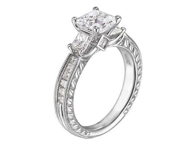 Scott Kay - SK7905 - Crown Setting SCOTT KAY Engagement Ring Birmingham Jewelry