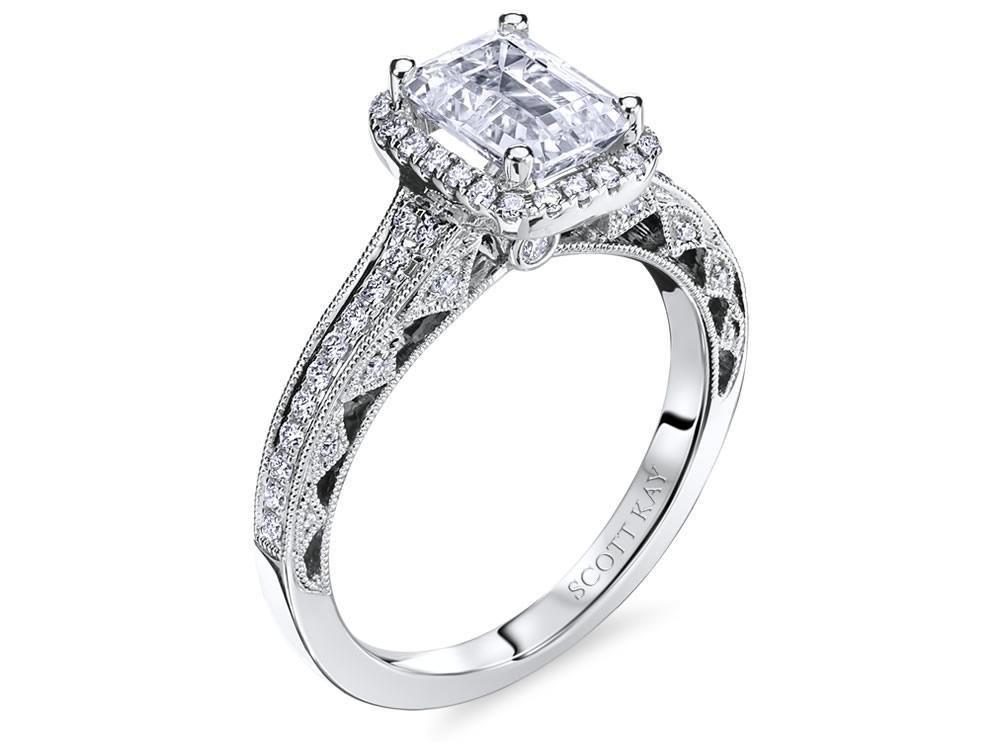 Scott Kay - SK8036 - Heaven's Gates SCOTT KAY Engagement Ring Birmingham Jewelry