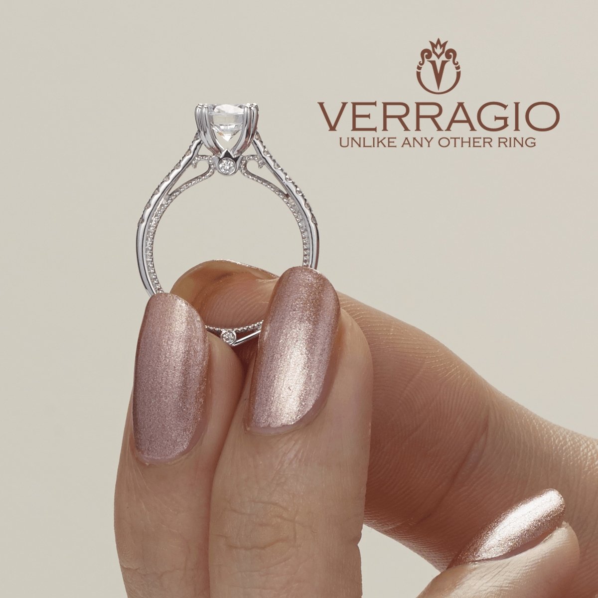 COUTURE-0412R VERRAGIO Engagement Ring Birmingham Jewelry Verragio Jewelry | Diamond Engagement Ring COUTURE-0412