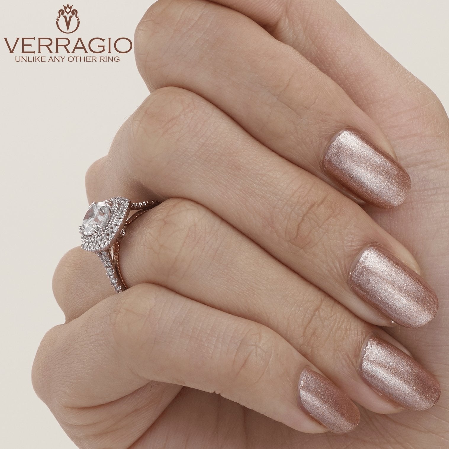 COUTURE-0425CU-TT VERRAGIO Engagement Ring Birmingham Jewelry Verragio Jewelry | Diamond Engagement Ring COUTURE-0425CU-TT