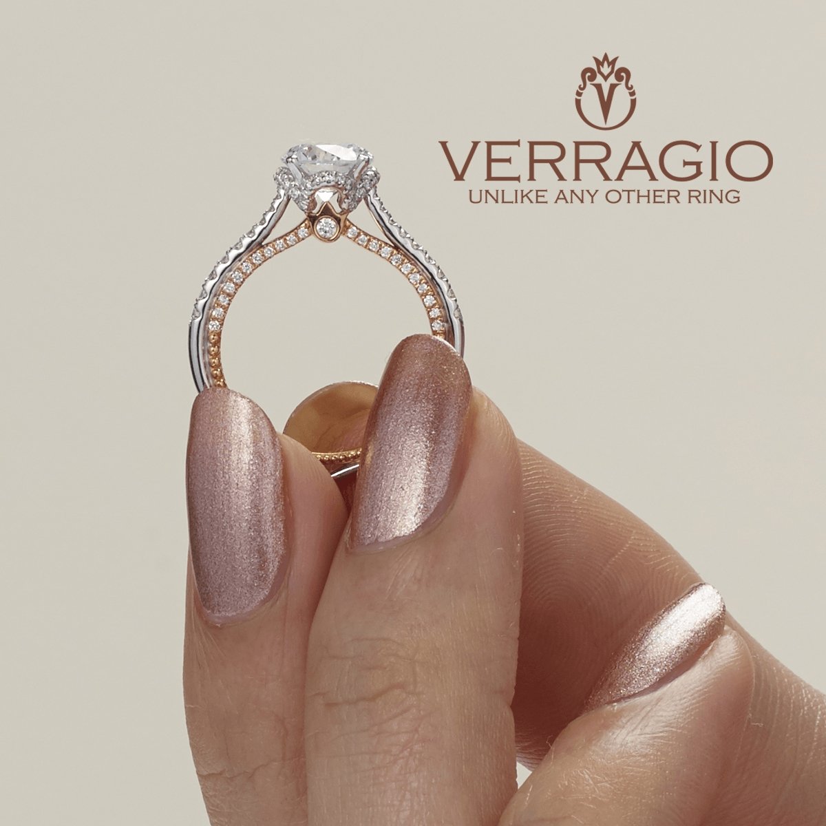 COUTURE-0457RD-2WR VERRAGIO Engagement Ring Birmingham Jewelry Verragio Jewelry | Diamond Engagement Ring COUTURE-0457RD-2WR
