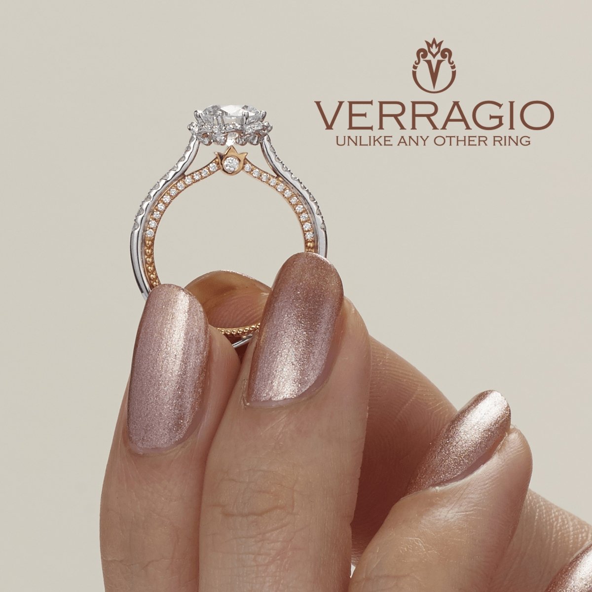 COUTURE-0459RD-2WR VERRAGIO Engagement Ring Birmingham Jewelry Verragio Jewelry | Diamond Engagement Ring COUTURE-0459RD-2WR