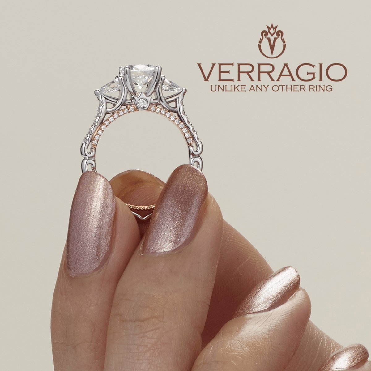 COUTURE-0470PS-2WR VERRAGIO Engagement Ring Birmingham Jewelry Verragio Jewelry | Diamond Engagement Ring COUTURE-0470PS-2WR