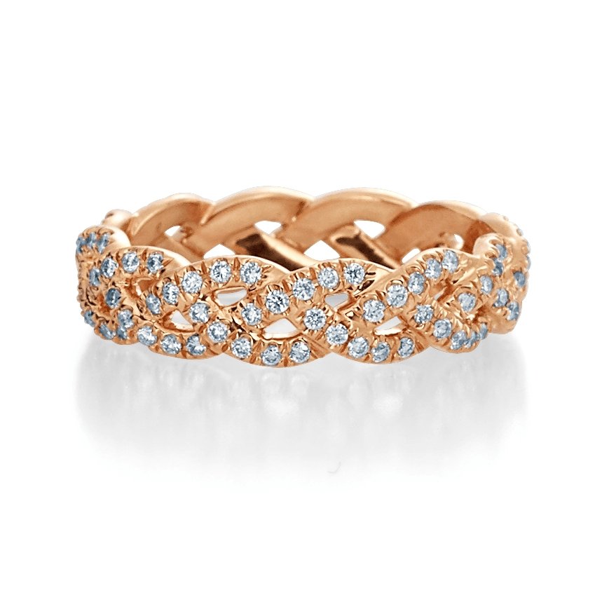 ETERNA-4023-Rose VERRAGIO Women's Band Birmingham Jewelry Verragio Jewelry | Diamond Fashion Wedding Band ETERNA-4023-Rose