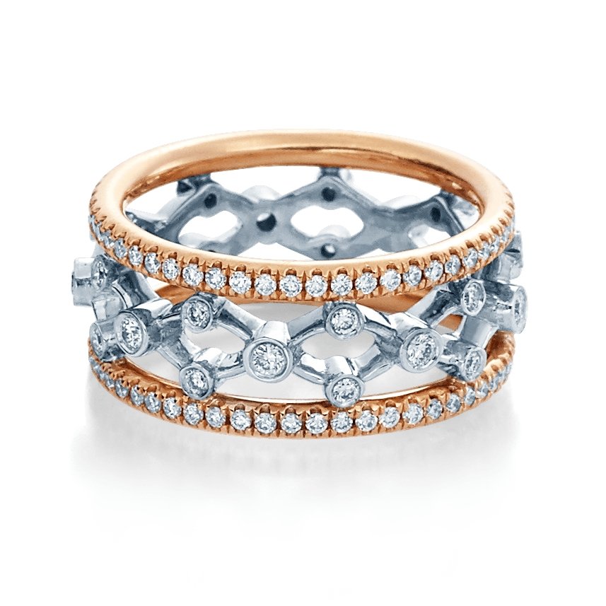 ETERNA-4024-RWR VERRAGIO Women's Band Birmingham Jewelry Verragio Jewelry | Diamond Fashion Wedding Band ETERNA-4024-RWR
