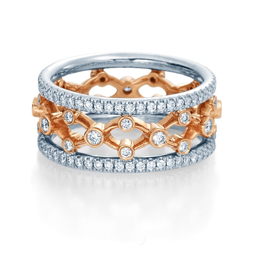 ETERNA-4024-WRW VERRAGIO Women's Band Birmingham Jewelry Verragio Jewelry | Diamond Fashion Wedding Band ETERNA-4024-WRW