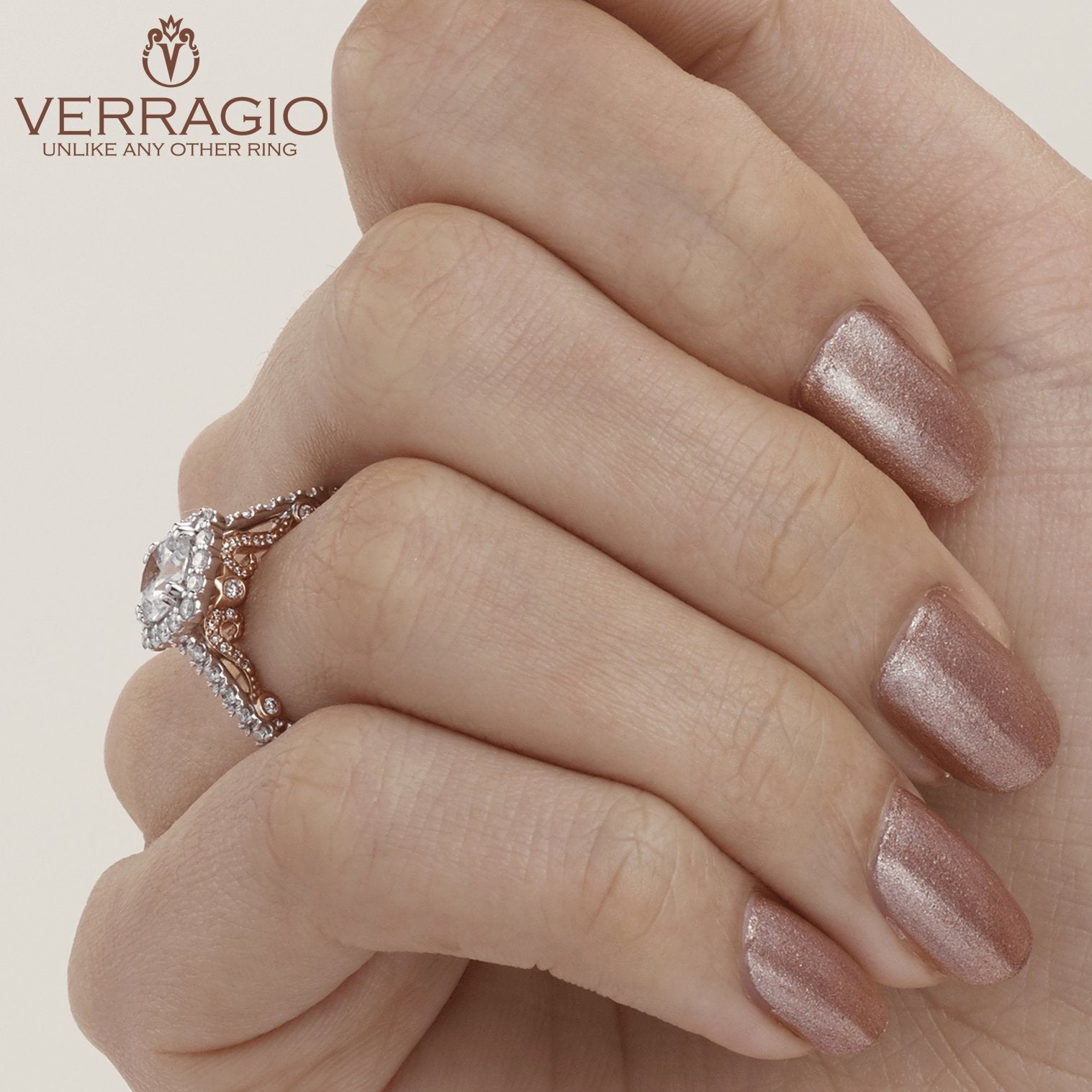 INSIGNIA-7078CU-TT VERRAGIO Engagement Ring Birmingham Jewelry Verragio Jewelry | Diamond Engagement Ring INSIGNIA-7078CU-TT