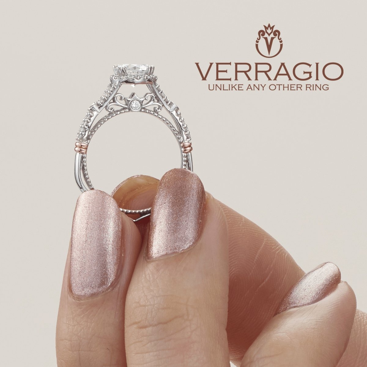 PARISIAN-109R VERRAGIO Engagement Ring Birmingham Jewelry Verragio Jewelry | Diamond Engagement Ring PARISIAN-109R