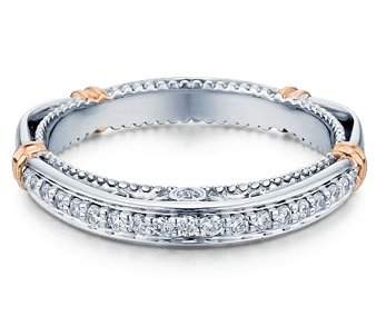 PARISIAN-128W VERRAGIO Wedding Band Birmingham Jewelry Verragio Jewelry | Diamond Wedding Band PARISIAN-128W